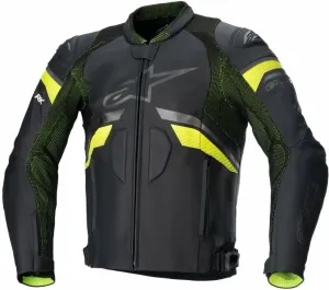 Alpinestars GP Plus R V3 Rideknit Leather Jacket Black/Yellow Fluo 48 Lederjacke
