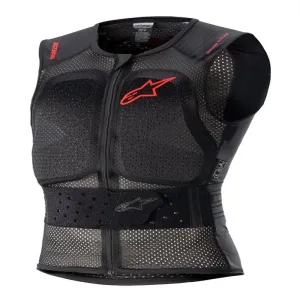 Alpinestars Nucleon Flex Pro Protection Vest Transparent Smoke Red Black Größe M