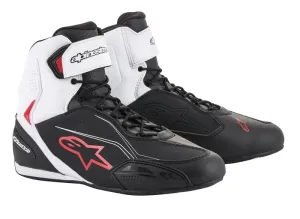 Alpinestars Faster-3 Shoes Black/White/Red 43,5 Motorradstiefel