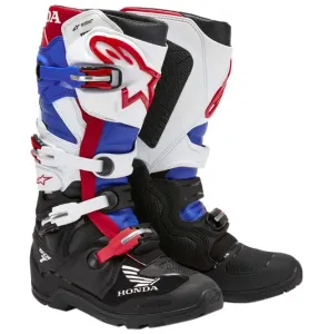 Alpinestars Honda Tech 7 Enduro Drystar Boots Black White Blue Bright Red Größe US 11