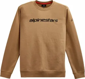 Alpinestars Linear Crew Fleece Sand/Black 2XL Sweatshirt