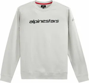 Alpinestars Linear Crew Fleece Silver/Black 2XL Sweatshirt
