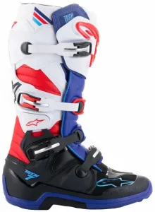 Alpinestars Tech 7 Boots Black/Dark Blue/Red/White 40,5 Motorradstiefel