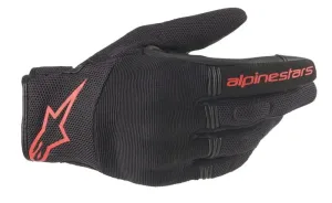 Alpinestars Copper Schwarz Rot Fluo Handschuhe Größe L