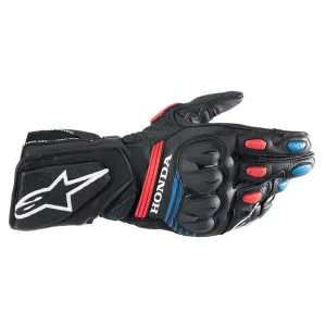 Alpinestars Honda SP-8 V3 Gloves Black Bright Red Blue Größe 2XL