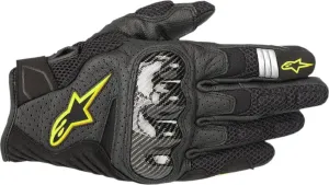 Alpinestars SMX-1 Air V2 Gloves Black/Yellow Fluo 3XL Motorradhandschuhe