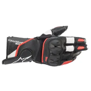 Alpinestars SP-2 V3 Schwarz Weiß Bright Rot Handschuhe Größe L