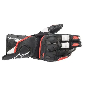 Alpinestars SP-2 V3 Schwarz Weiß Bright Rot Handschuhe Größe XL