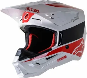 Alpinestars S-M5 Bond Helmet White/Red Glossy M Helm