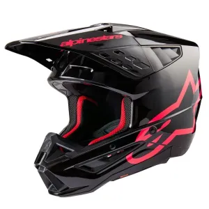 Alpinestars S-M5 Corp Helmet Ece 22.06 Black Diva Pink Glossy Größe XS