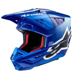 Alpinestars S-M5 Corp Helmet Ece 22.06 Blue Glossy Größe L