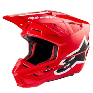 Alpinestars S-M5 Corp Helmet Ece 22.06 Bright Red Glossy Größe 2XL