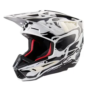 Alpinestars S-M5 Mineral Helmet Ece 22.06 Cool Gray Dark Gray Glossy Größe L