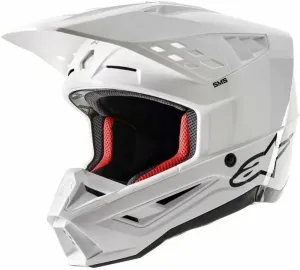 Alpinestars S-M5 Solid Helmet White Glossy XL Helm