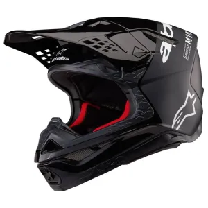 Alpinestars Supertech S-M10 Flood Helmet Ece 22.06 Black Dark Gray M&G Größe XS