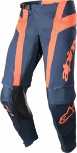 Alpinestars Techstar Arch Pants Night Navy/Hot Orange 32 Motocross Hosen