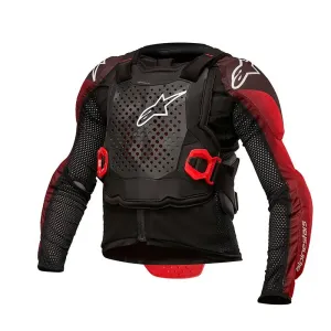 Alpinestars Bionic Tech Youth Protection Jacket Black White Red Größe S-M