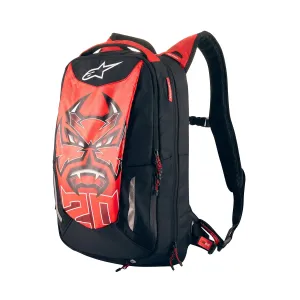 Alpinestars FQ20 City Hunter Backpack Black Bright Red White Größe
