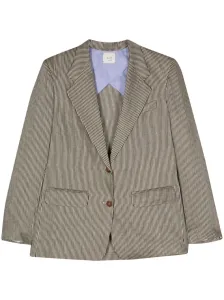 ALYSI - Striped Single-breasted Jacket #1537288