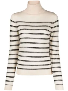 ALYSI - Striped Turtleneck Sweater