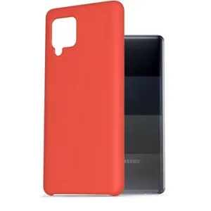 AlzaGuard Premium Liquid Silicone Case für Samsung Galaxy A42 / A42 5G rot