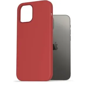 AlzaGuard Magnetic Silicon Case für iPhone 12 / 12 Pro - rot