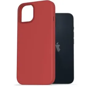 AlzaGuard Silicone Case Compatible with Magsafe für iPhone 14 - rot