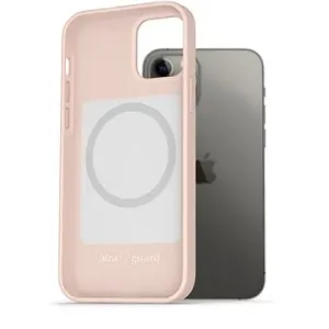 AlzaGuard Magsafe Silicone Case für das iPhone 12 / 12 Pro Rosa
