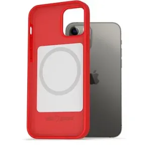 AlzaGuard Magsafe Silicone Case für das iPhone 12 / 12 Pro Rot