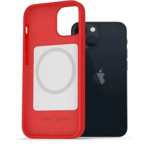 AlzaGuard Magsafe Silicone Case für iPhone 13 Mini Rot