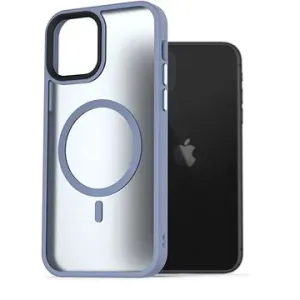 AlzaGuard Matte Case Compatible with Magsafe für das iPhone 11 hellblau