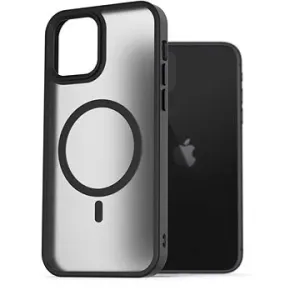 AlzaGuard Matte Case Compatible with Magsafe für das iPhone 11 schwarz