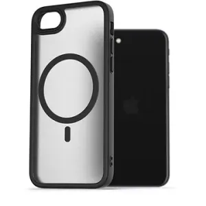 AlzaGuard Matte Case Compatible with Magsafe für das iPhone 7 / 8 / SE 2020 / SE 2022 schwarz