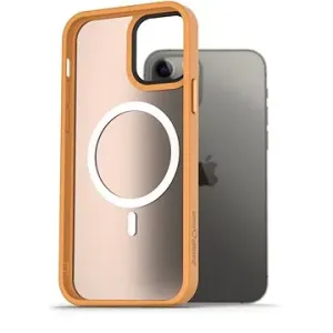 AlzaGuard Matte Case Compatible with MagSafe für iPhone 12 / 12 Pro gelb