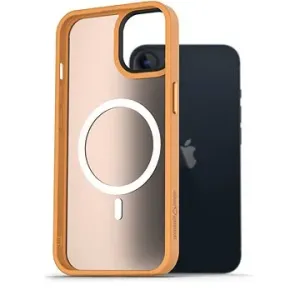 AlzaGuard Matte Case Compatible with MagSafe für iPhone 13 gelb