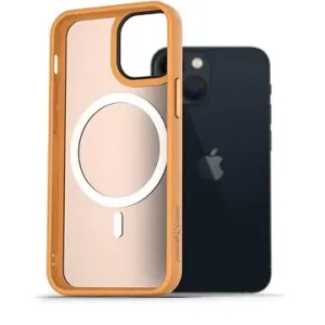 AlzaGuard Matte Case Compatible with MagSafe für iPhone 13 Mini gelb