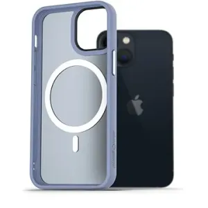 AlzaGuard Matte Case Compatible with MagSafe für iPhone 13 Mini hellblau