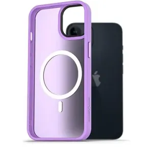 AlzaGuard Matte Case Compatible with MagSafe für iPhone 14 hellviolett