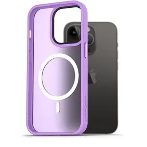 AlzaGuard Matte Case Compatible with MagSafe für iPhone 14 Pro hellviolett