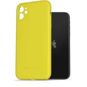 AlzaGuard Matte TPU Case für das iPhone 11 gelb