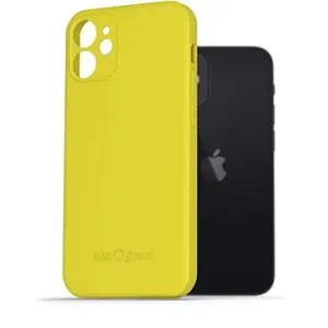 AlzaGuard Matte TPU Case für das iPhone 12 Mini gelb