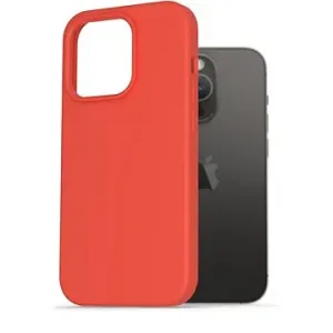 AlzaGuard Premium Liquid Silicone Case für iPhone 14 Pro - rot