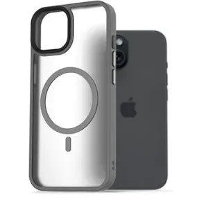AlzaGuard Matte Case Compatible with Magsafe für das iPhone 15 Plus grau