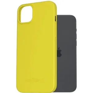 AlzaGuard Matte TPU Case für das iPhone 15 Plus gelb