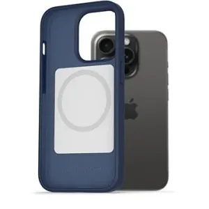AlzaGuard Magsafe Silicone Case für das iPhone 15 Pro Max blau