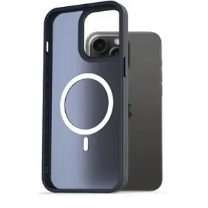 AlzaGuard Matte Case Compatible with MagSafe für iPhone 15 Pro Max dunkelblau