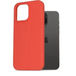 AlzaGuard Premium Liquid Silicone Case für iPhone 15 Pro Max rot