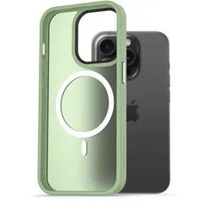 AlzaGuard Matte Case Compatible with MagSafe für iPhone 15 Pro grün
