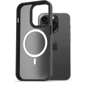 AlzaGuard Matte Case Compatible with MagSafe für iPhone 15 Pro schwarz