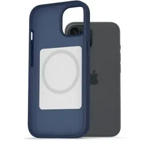 AlzaGuard Magsafe Silicone Case für das iPhone 15 blau